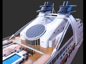 cruise ship 3D Model