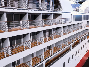 cruise ship 3D 모델