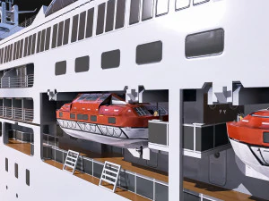 cruise ship 3D Model