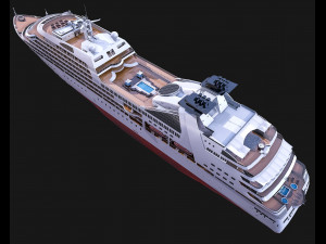 cruise ship 3D 모델