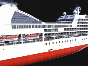 cruise ship 3D Model