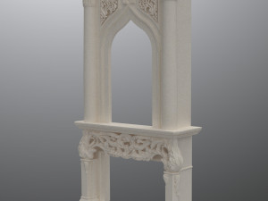fireplace marble kamin 3D Model