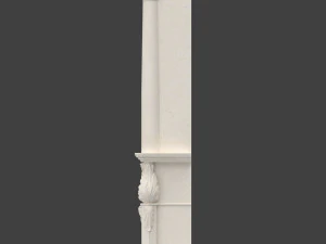 fireplace marble kamin 3D Model