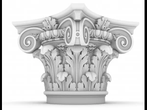 capital of column 3D Model