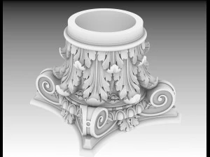 capital of column 3D Model