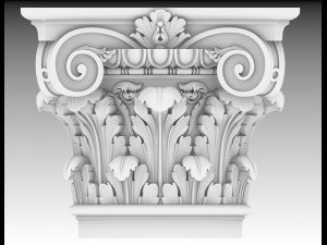 capital of column Modelo 3D