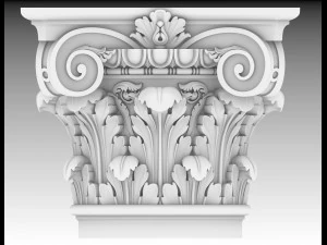 capital of column 3D Model