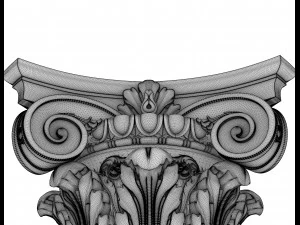 capital of column 3D Model