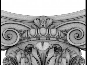 capital of column 3D Model