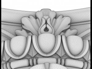 capital of column 3D Model