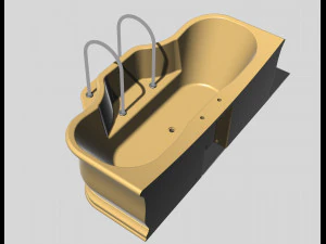 marble bath 3D Model