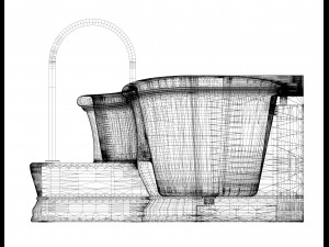 marble bath Modelo 3D