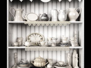 provence decor set 3D Model
