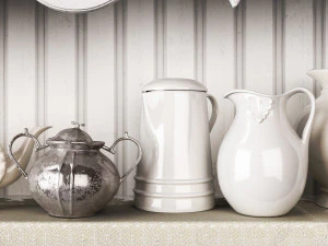 provence decor set 3D Model