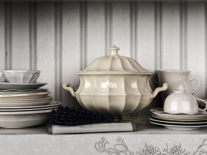 provence decor set Modelo 3D