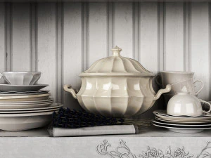 provence decor set 3D Model