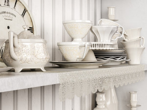 provence decor set Modelo 3D