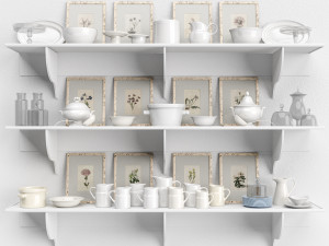 provence decor set 2 3D Model