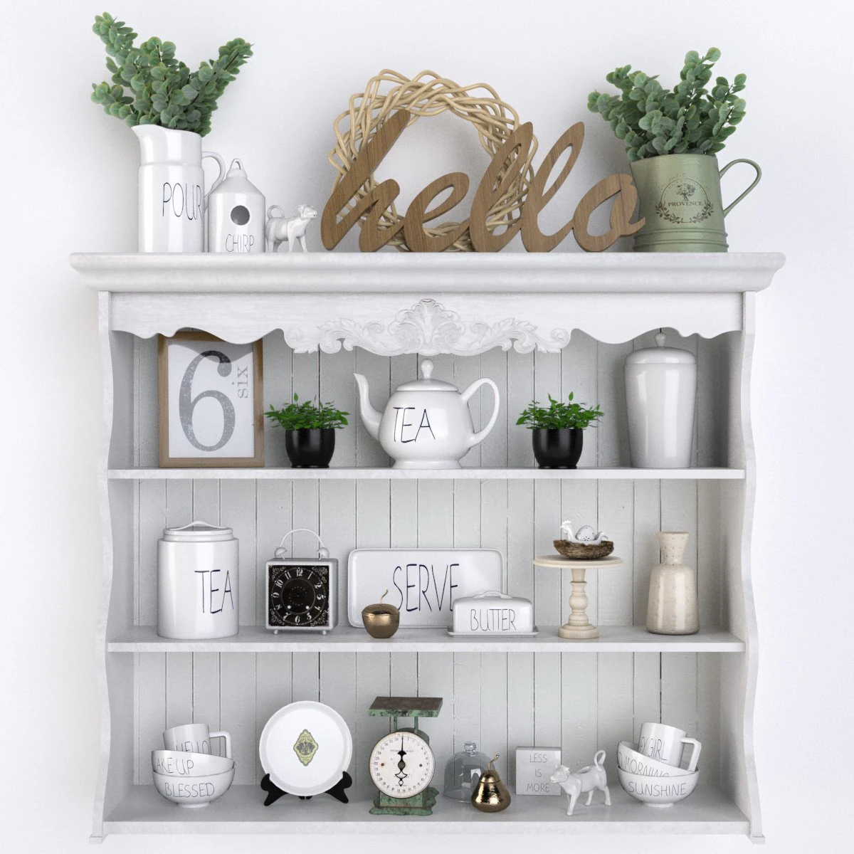 provence decor set 3 3D Model .c4d .max .obj .3ds .fbx .stl .blend 