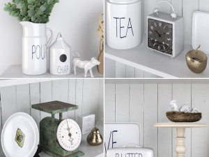 provence decor set 3 Modelo 3D