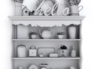 provence decor set 3 3D Model