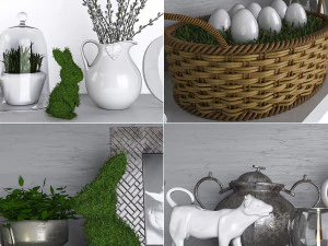 provence easter set 3D Model