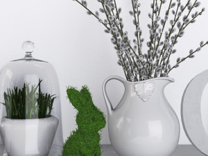 provence easter set 3Dモデル