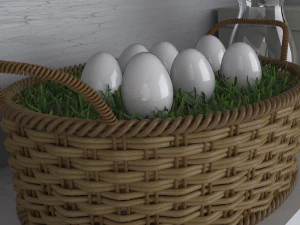 provence easter set 3D Model
