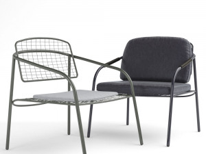 asplund eija chair Modèle 3D