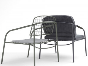 asplund eija chair Modello 3D