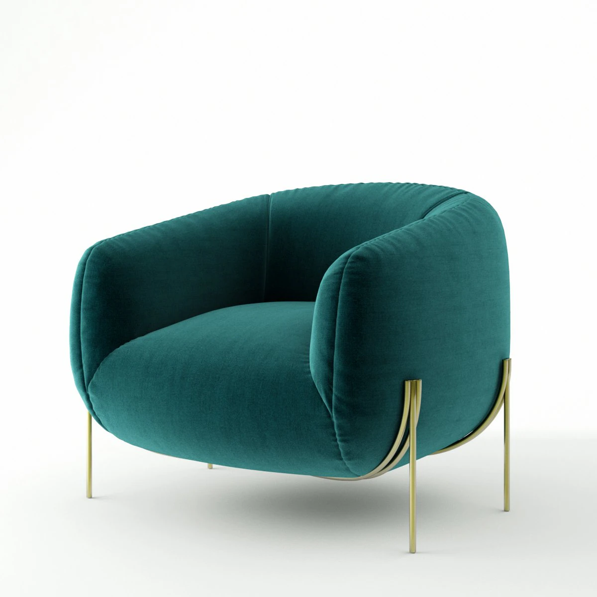 saba italia geo armchair 3D Model .c4d .max .obj .3ds .fbx .stl .blend 