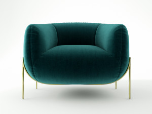 saba italia geo armchair Modelo 3D