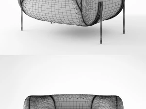 saba italia geo armchair 3D Model