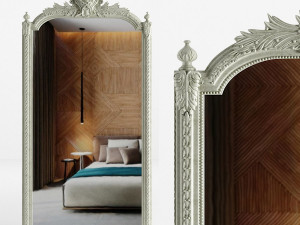 decoration antique mirror model 3D Model