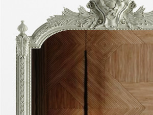 decoration antique mirror model 3D Model