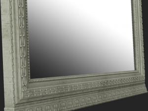 decoration antique mirror model 3D Model