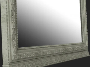 decoration antique mirror model 3D Model
