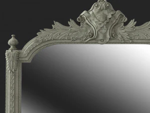 decoration antique mirror model 3D Model
