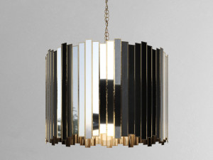 grayson drum chandelier 3D Model