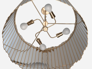 grayson drum chandelier 3D Model