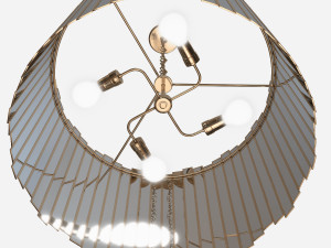 grayson drum chandelier 3D Model
