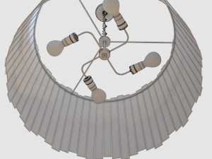 grayson drum chandelier 3D Model