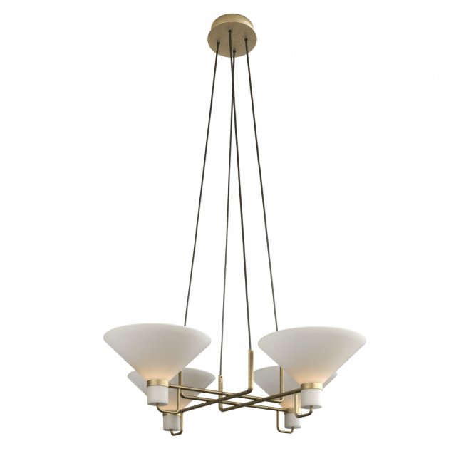 lauriston 4-light pendant 3D 模型 .c4d .max .obj .3ds .fbx .stl .blend