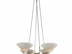lauriston 4-light pendant 3D Model