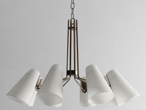 hudson valley patten 8 light chandelier 3D Model