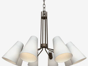 hudson valley patten 8 light chandelier 3D Model