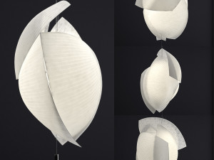 grok voiles paper pendant lamp 3D Model