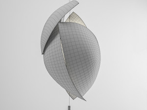 grok voiles paper pendant lamp 3Dモデル