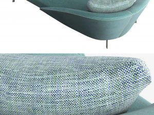 tacchini face to face sofa 3D Model