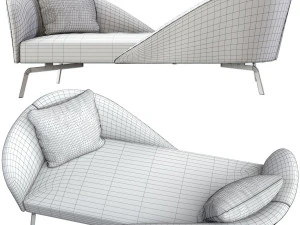tacchini face to face sofa 3D Model